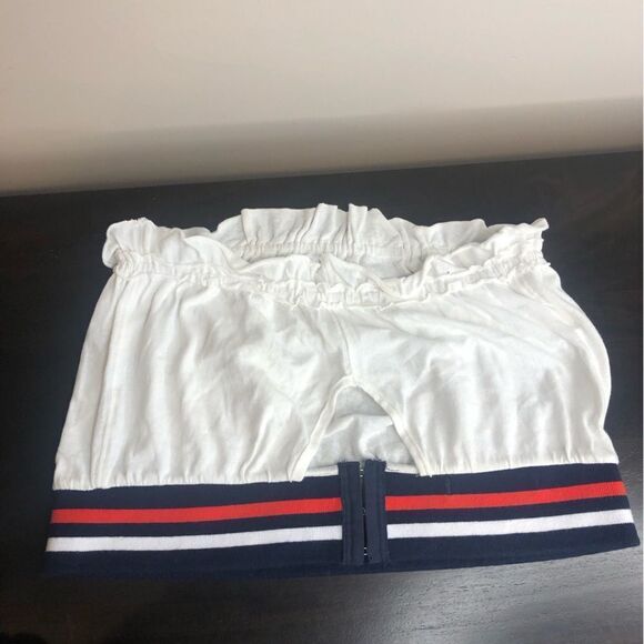 We The Free white ruffle top tube top, size medium - Picture 7 of 11